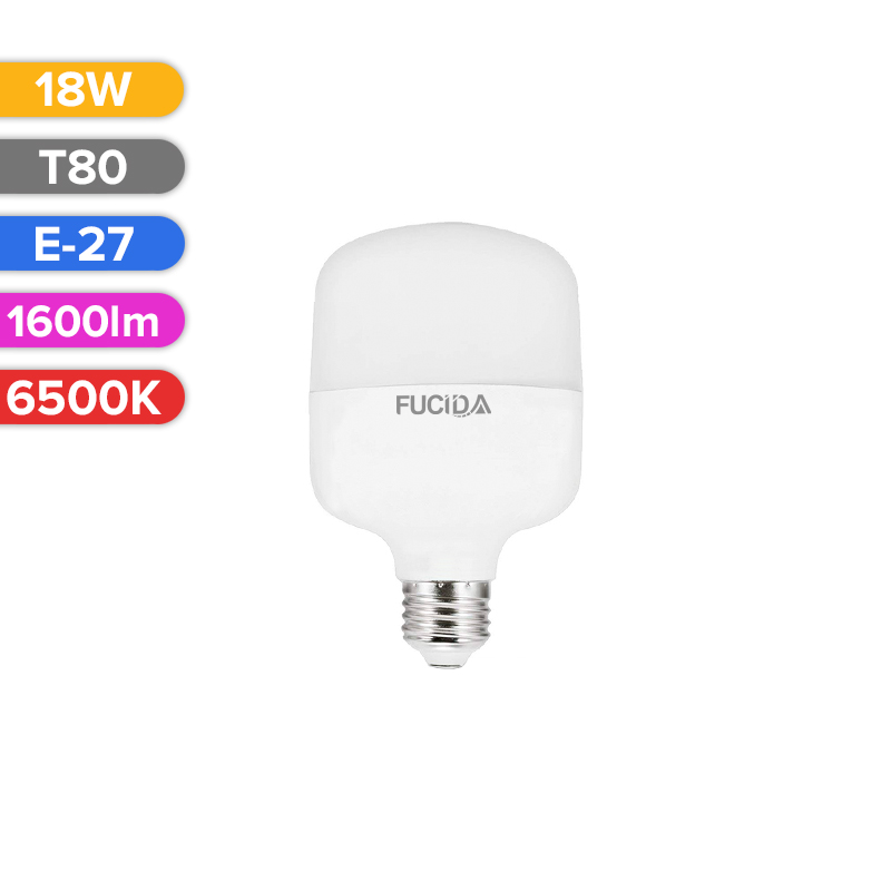 BEC LED T 20W 2000LM 765 6500K E27 FUCIDA