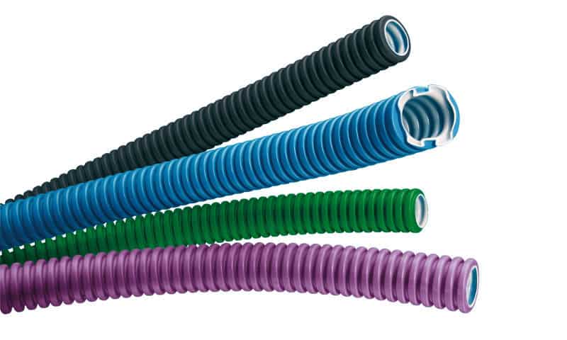 Tuburi gofrate, canale cablu