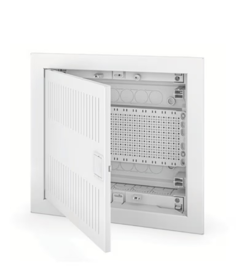 3000064 U12ES IT Panou multimedia incastr.12 mod usa metal  IP30 63A 317X346X94mm TP