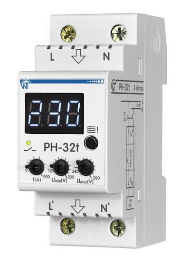 PH-32T RELEU DE TENSIUNE PROTECTIE TERMICA 2M 32A 220V NOVATEK ELECTRO
