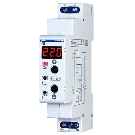 RN-119 RELEU TENSIUNE 1M 16A 230/240  3.6 kW NOVATEK ELECTRO
