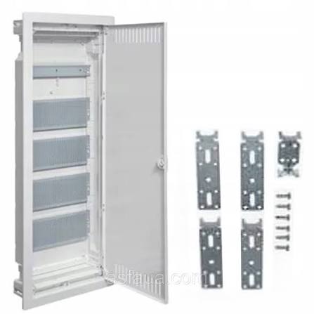 VU60NWB Panou tablou multimedia incastrat 60 mod usa metal HAGER