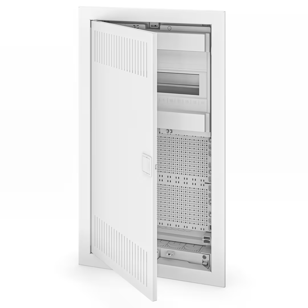3000070 U36ES 3/1 Panou pt automate + IT combo vertical incastrat 12+24 mod usa metal 592X346X94mm TP
