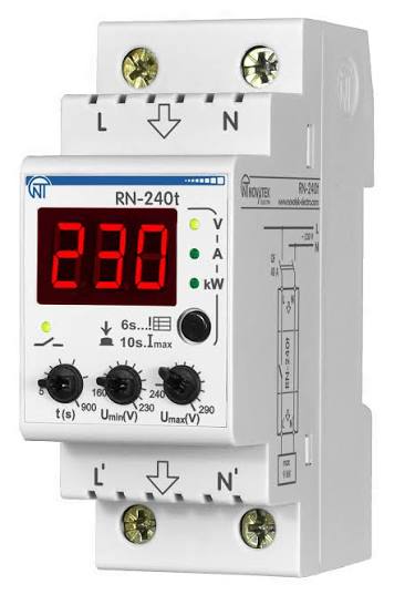 RN-240T RELEU DE TENSIUNE 2M 40A 220V NOVATEK ELECTRO