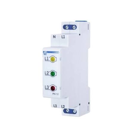 PH-12 INDICATOR DE FAZA 3 FAZAT 1M 230/400V NOVATEK 