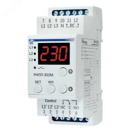 RNPP-302M Releu multifunctional de monitorizare a tensiunii trifazate Novatek Electro