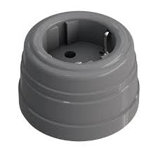 ML3030107 PRIZA RETRO 2P+T 16A IP20 GRI PLASTIC