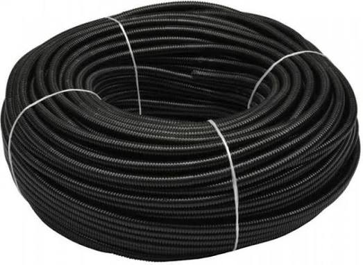 G6158P Tub Gofrat d12-9mm polietilena fara sonda Negru 100m