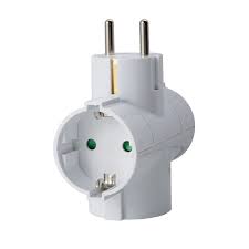SP901W Adaptor pt Priza 1xFisa Schuko 3xPrize Shucko 16A (3500 W) 250V 84x79x49mm ALB DPM